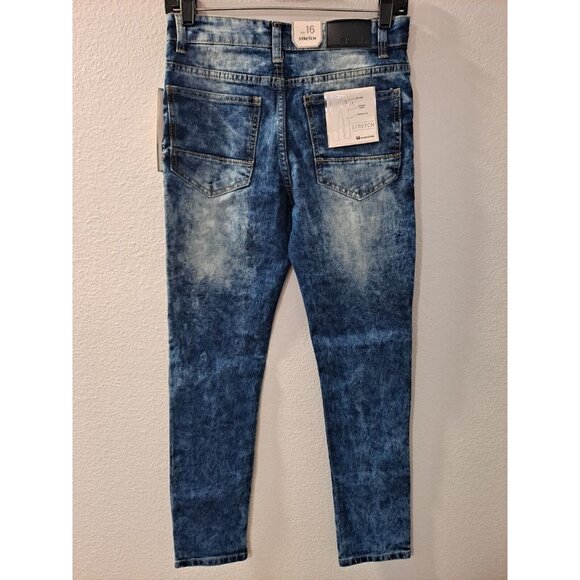 NWT Sp Essentials Active Flex Women Distressed Trendy Stylish Jeans, Size 16 - Picture 2 of 12